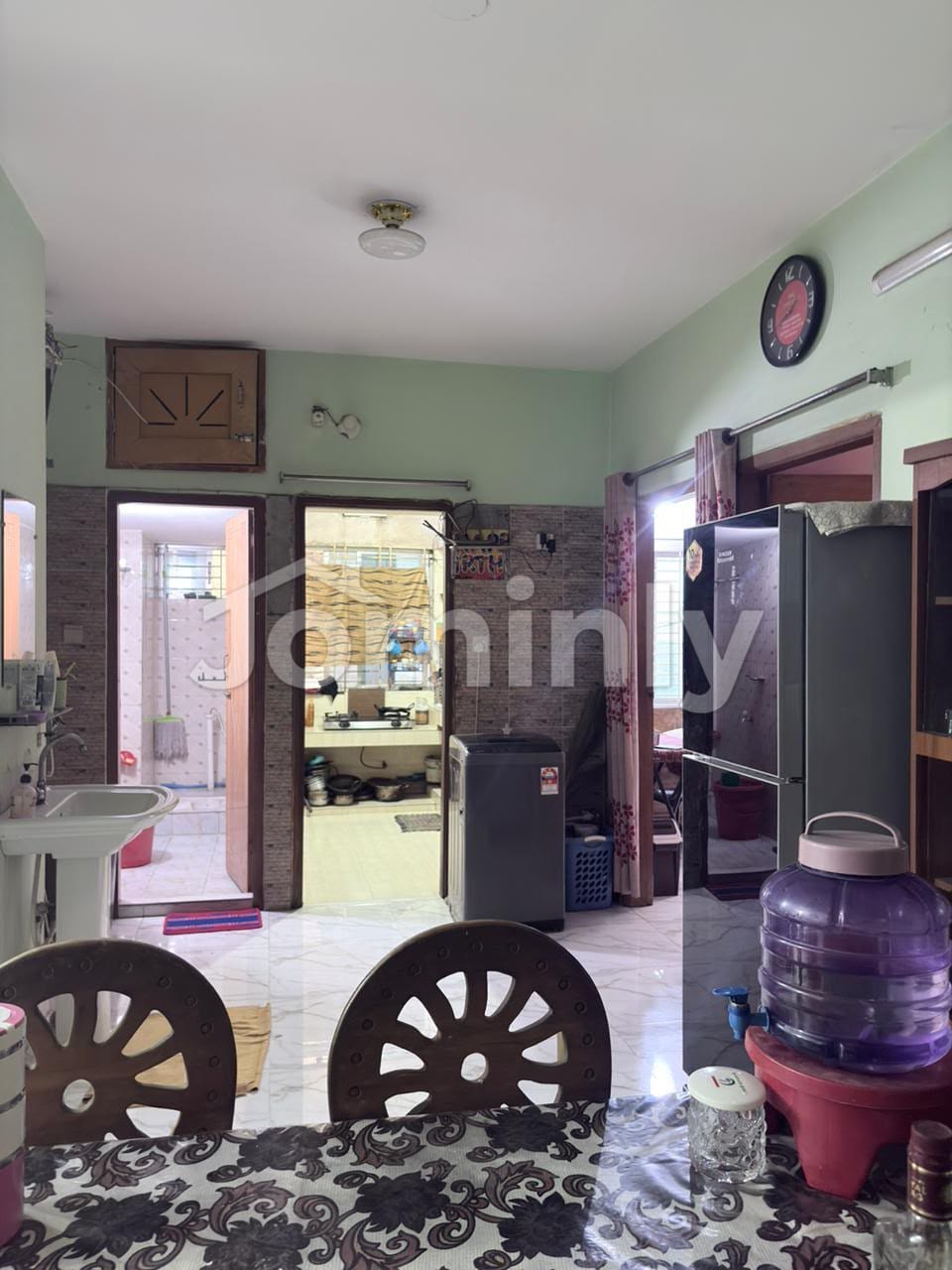 1470 SQFT 3-Bedroom 2nd Floor Dual-Road Corner Apartment with Titas Gas & Garage Parking | South Banasree, Dhaka - 2