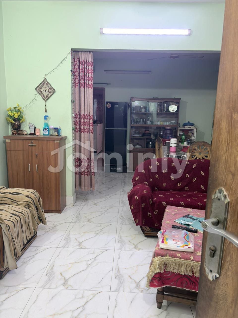 1470 SQFT 3-Bedroom 2nd Floor Dual-Road Corner Apartment with Titas Gas & Garage Parking | South Banasree, Dhaka - 3