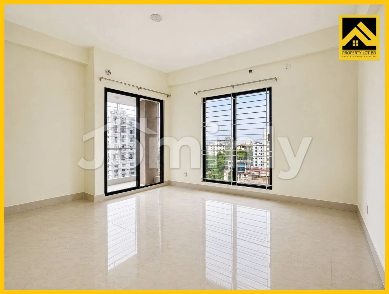 1500 sqft North Facing Apartment for Rent | Bashundhara R/A | 6th Floor with Not Available Road Width and 3 Bedrooms, 3 Bathrooms, Lift, Security, Parking