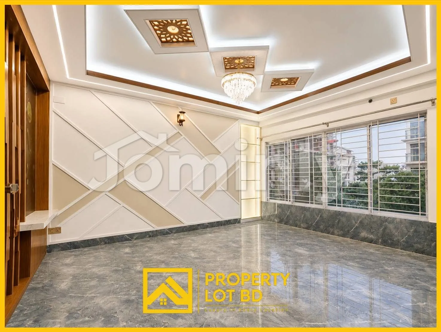 2200 sqft North-facing Apartment for Rent | Bashundhara R/A | 3rd Floor with Not Available road width and 3 Beds, 4 Baths, Semi-Furnished