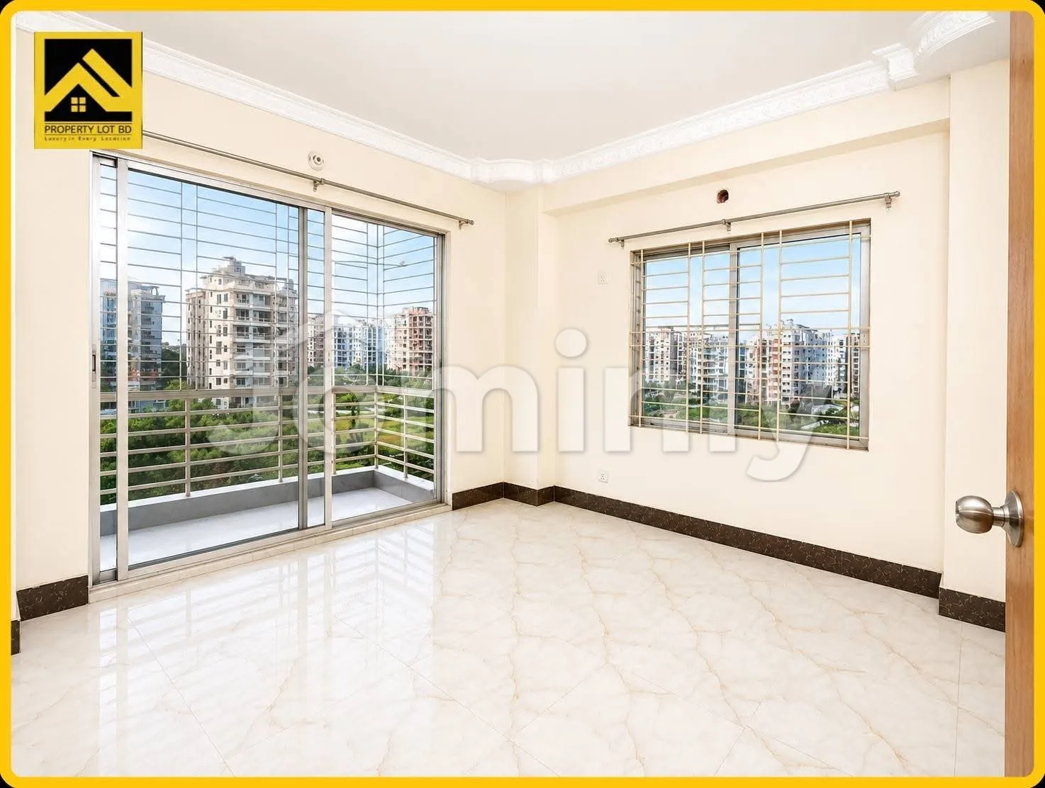 1500 sqft North Facing Apartment for Rent | Bashundhara R/A | 3rd Floor with Not Available road width and 3 Beds, 3 Baths
