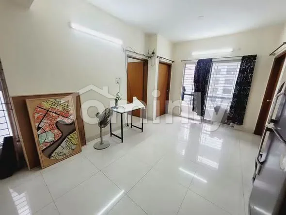 1200 Sqft 3 Bed Apartment for Rent | Bashundhara R/A | 3 Bedrooms, 2 Bathrooms, 2 Balconies with Drawing & Dining Area and 24/7 Security