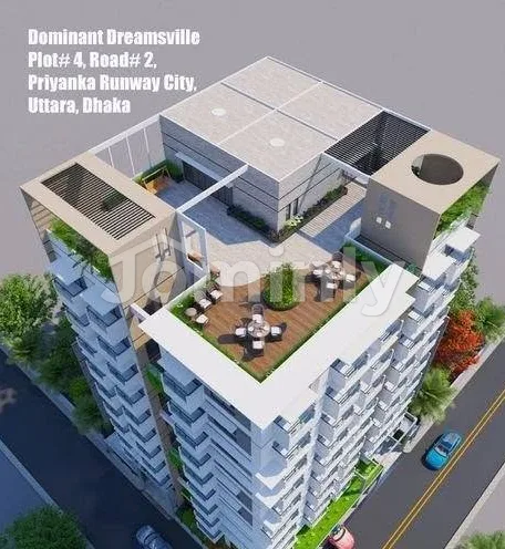 1500 Sqft Ongoing Unit-A/C Apartment for Sale | Dominant Dreamsville, Priyanka Runway City, Uttara | RAJUK Approved
