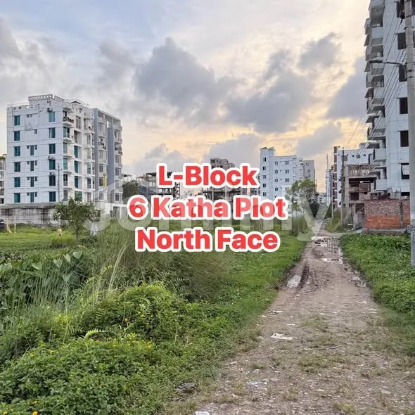 6 Katha North Facing Demarcated Ready Plot For Sale In Bashundhara R A Block L