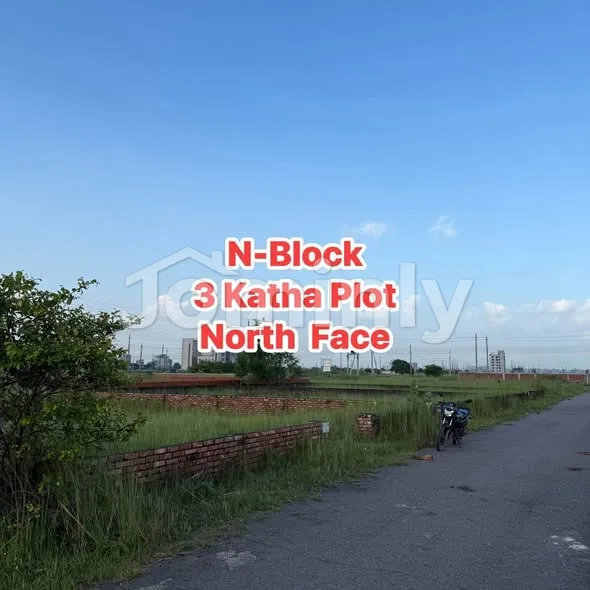 3 Katha North Facing Residential Plot for Sale | Bashundhara R/A Block N | 25 ft Road with 60/200 ft Avenue Link Road