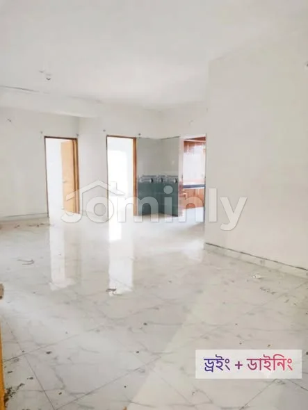 1400 Sq Ft Ready 3 Bedroom Flat for Sale | Bashundhara Riverview, Hasnabad, South Keraniganj | 10th Floor with 25 Ft Road & 2 Balconies