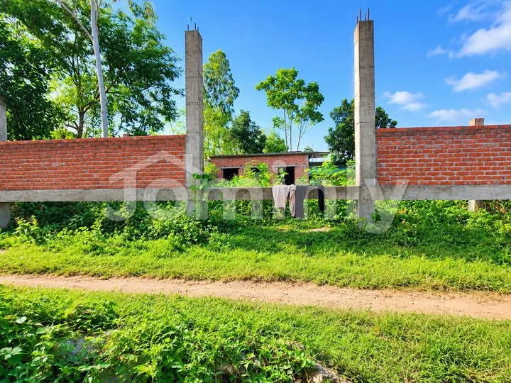 7 Shotangsho Boundary Wall Plot with House for Sale | 14 ft Road | Banglanagar Keraniganj