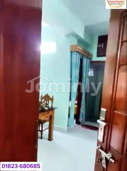 1100 Sq Ft South-Facing Almost-New 3-Bedroom Flat for Sale | Basabo Kadamtali, Dhaka