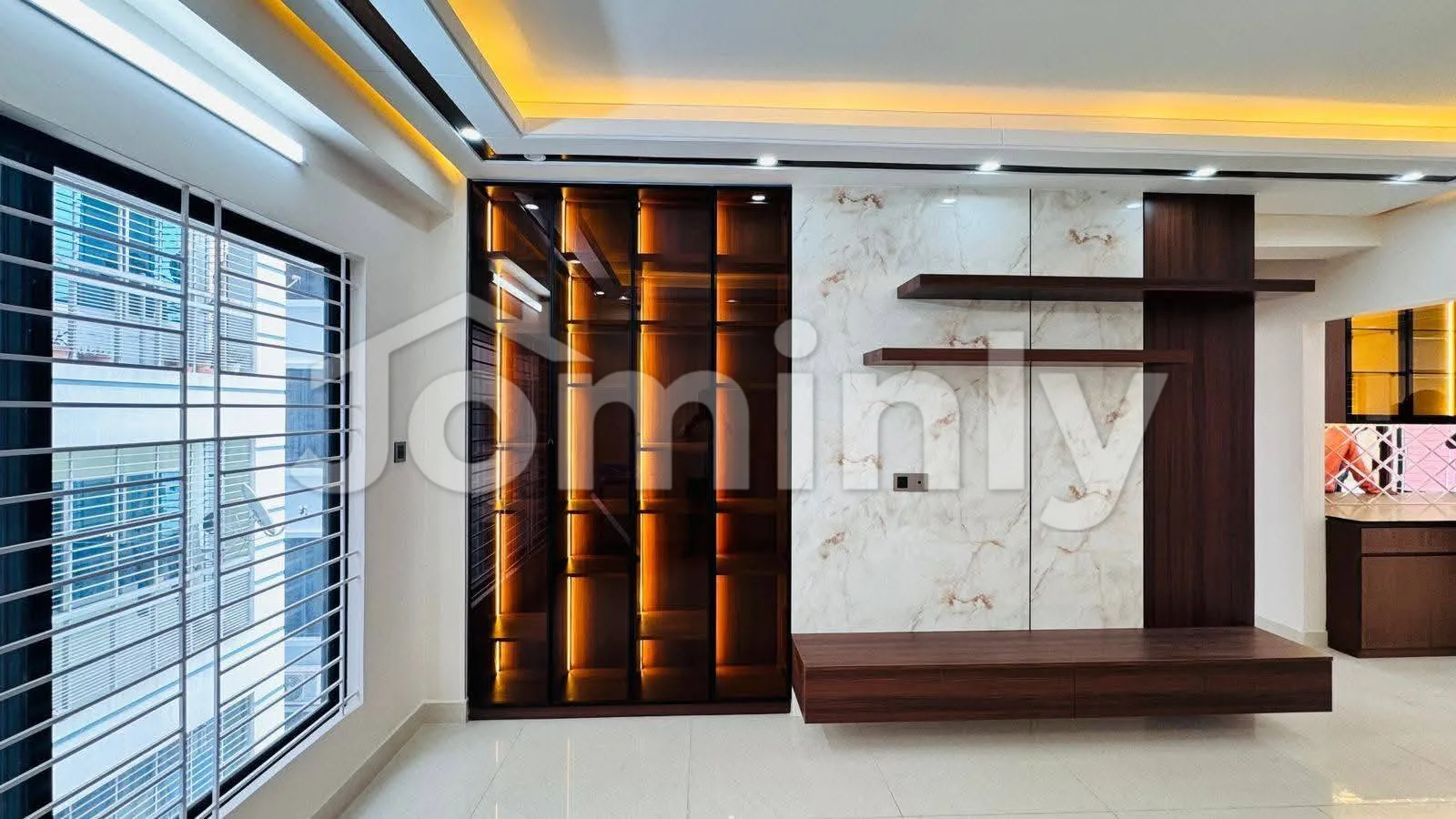 2,200 Sq Ft Fully Interiored Brand New Single-Unit 4-Bedroom South-Facing Apartment with Parking for Sale | Level 5 (4th Floor), Block I, Bashundhara R/A