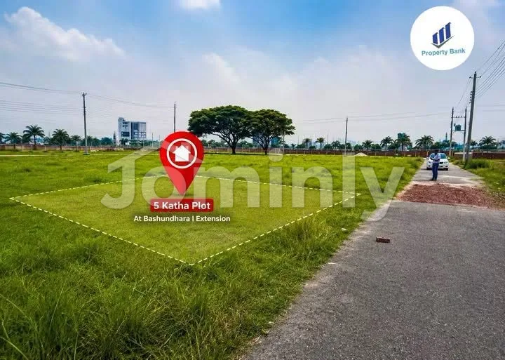 5 Katha North-Facing Ready Residential Land Plot for Sale | Road 114, Block-I Extension, Bashundhara R/A, Dhaka