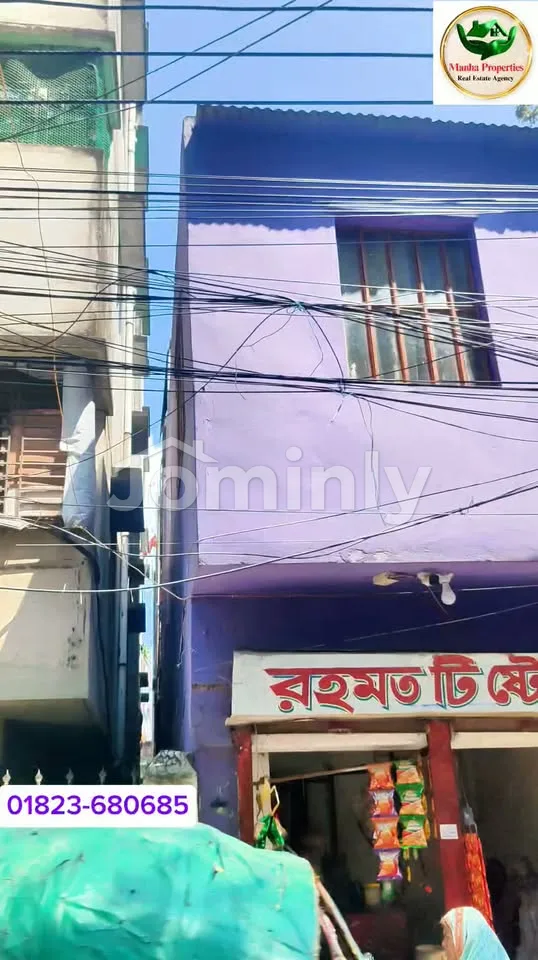 2-Storied House with 3 Rooms & 2 Commercial Shops on 1.12 Decimal Land for Urgent Sale | Bhuiyapara, Khilgaon / Basabo, Dhaka