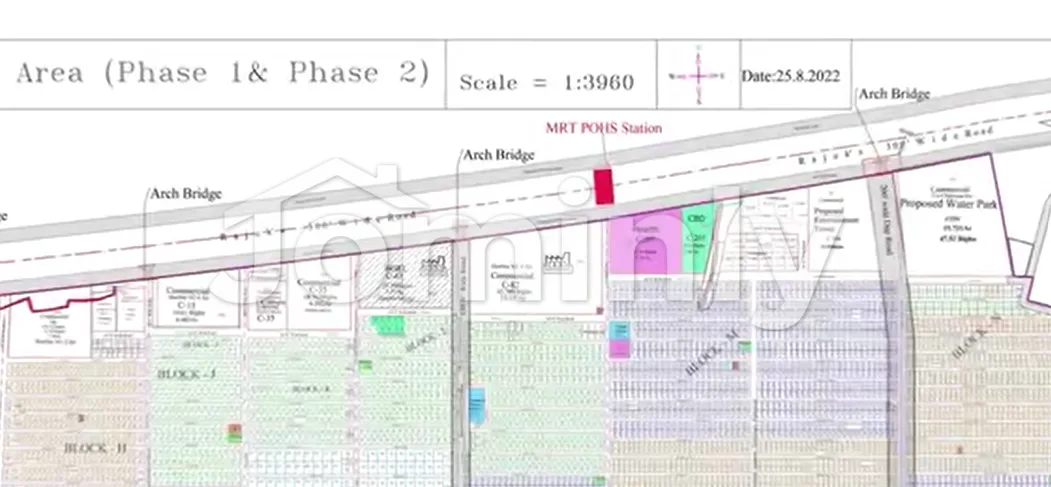 2,050 SQFT South-Facing Corner Luxury Land Share for Sale | Block I Extension, Bashundhara R/A, Dhaka - 3