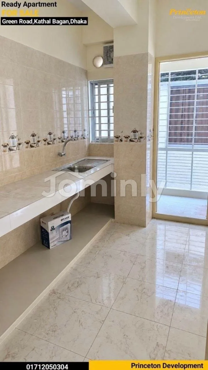 Brand New 1,250 SQFT 3 BHK Apartment for Sale | 7th Floor, Near Khan Hasan School, Kathalbagan, Green Road, Dhaka - 3