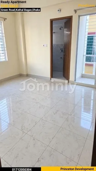 Brand New 1,250 SQFT 3 BHK Apartment for Sale | 7th Floor, Near Khan Hasan School, Kathalbagan, Green Road, Dhaka - 4