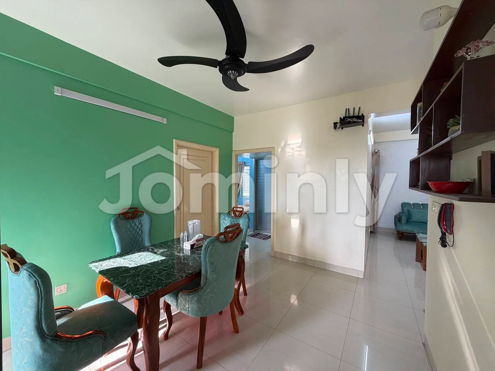1,273 SQFT 3 BHK Fully Furnished North-Facing Apartment for Sale | Top Floor, Block C, Bashundhara R/A, Dhaka - 4
