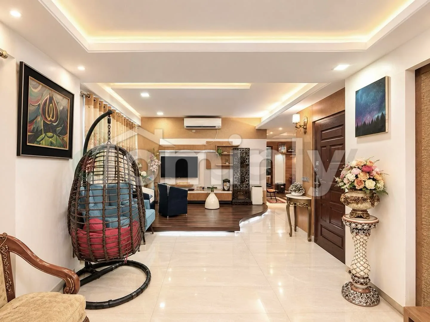3,101 SQFT 4 BHK Luxury Fully Furnished South-Facing Apartment for Sale | 4th Floor, Block D, Bashundhara R/A, Dhaka - 2